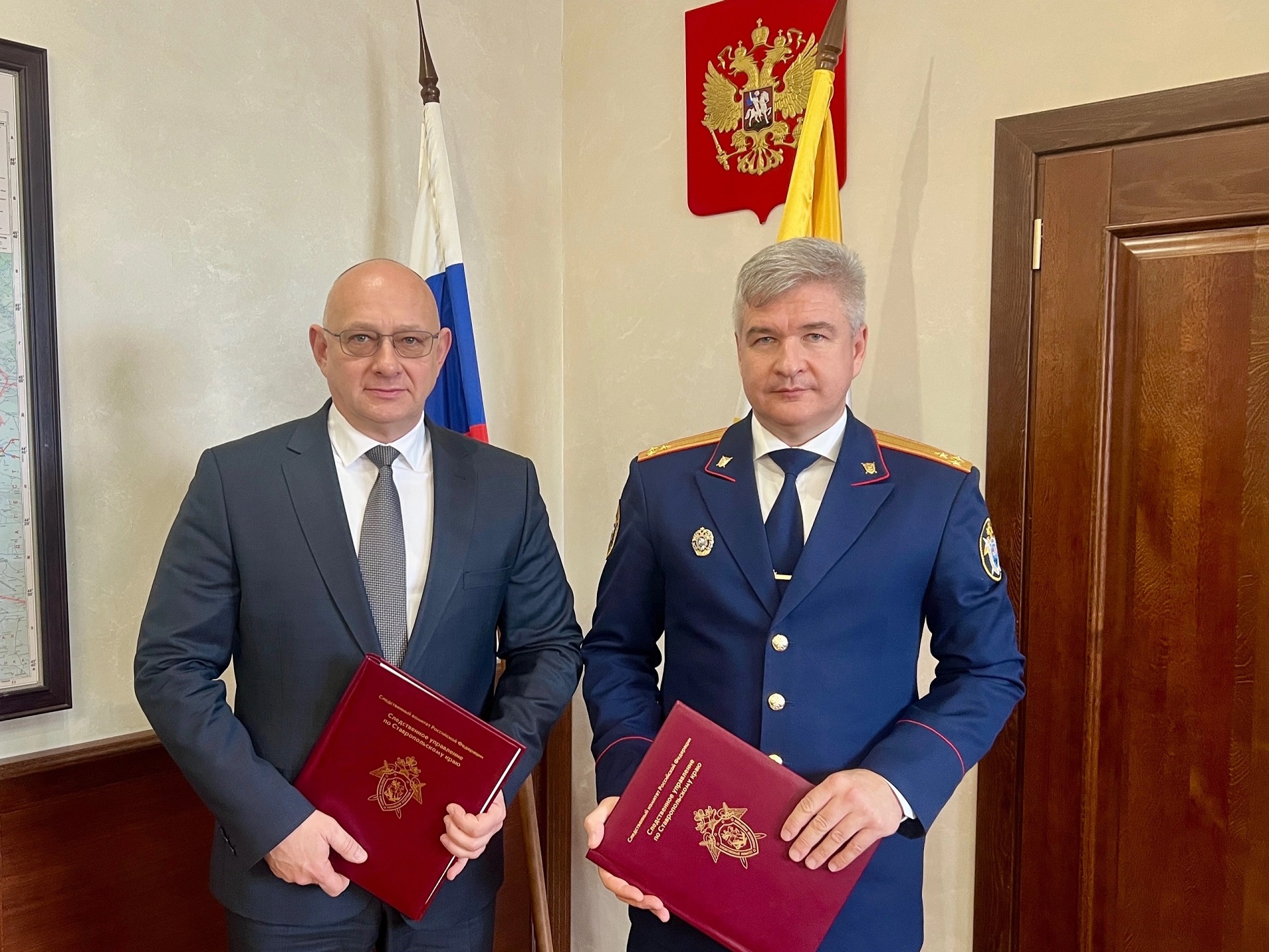 В краевом управлении Следственного комитета России заключено соглашение о сотрудничестве с Уполномоченным по защите прав предпринимателей в Ставропольском крае