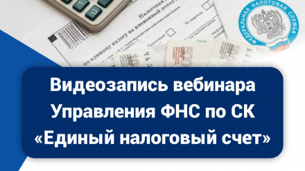 Ответы на вопросы налогоплательщиков  о Едином налоговом счете размещены на сайте ФНС